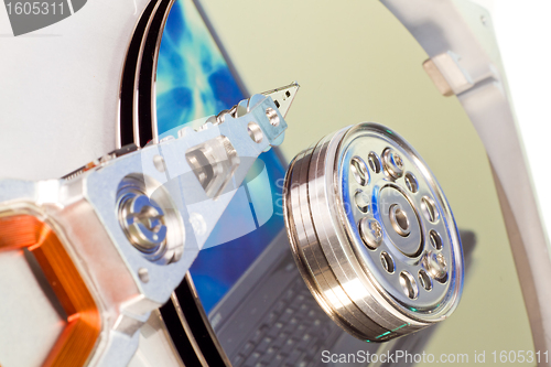 Image of hard drive internals