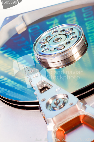 Image of hard drive internals