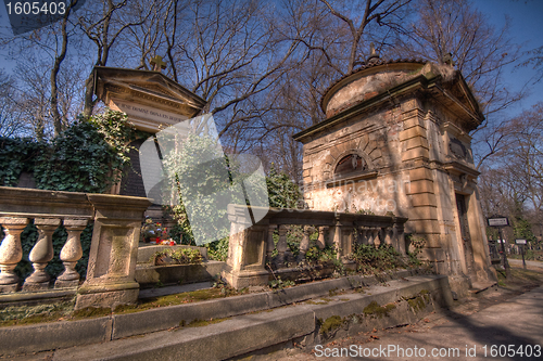 Image of old graveyard in Prag