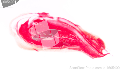 Image of lip gloss smudge