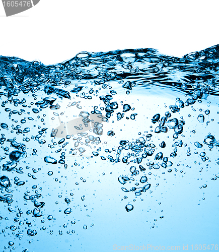 Image of bubbles in water