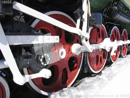 Image of Red wheels