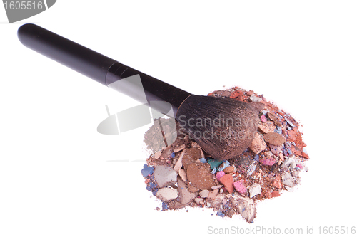 Image of crushed eyeshadows