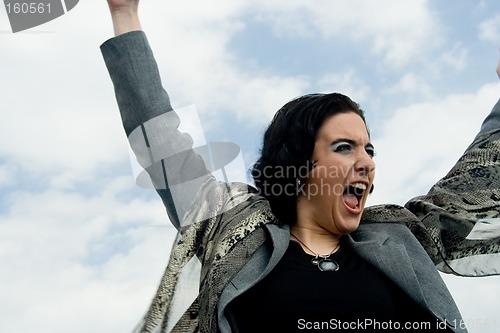 Image of Screaming woman