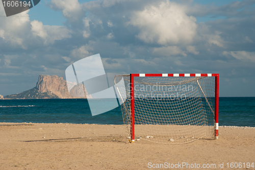 Image of Beach soccer goal