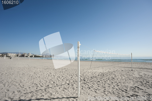 Image of Beach volleyball net