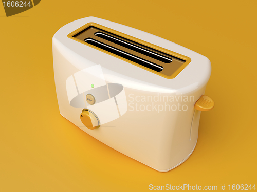 Image of White electric toaster