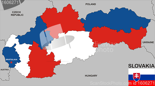 Image of slovakia map