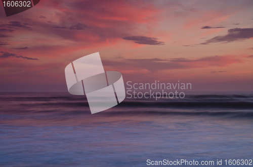 Image of Sunset on a beach