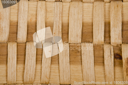 Image of Background of rustic interlaced straw