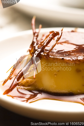 Image of Delicious creme caramel dessert 