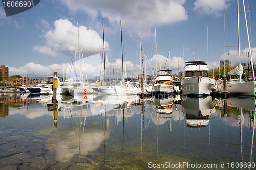 Image of Marina at Granville Island Vancouver BC