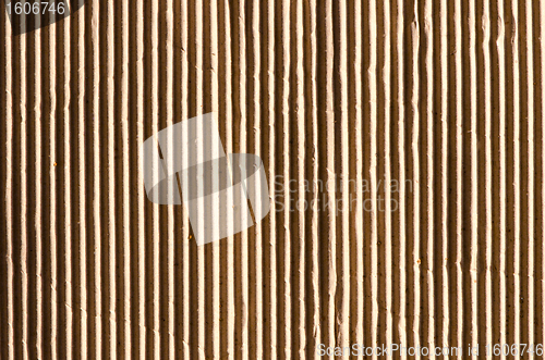 Image of Background and texture of paper cardboard box wall 