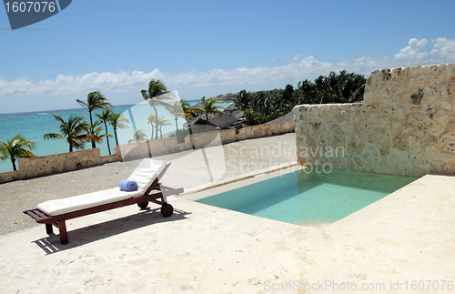 Image of private pool terrace