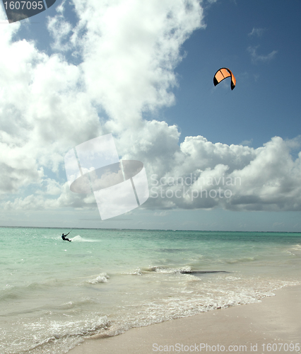 Image of kitesurfing