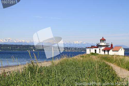 Image of West Point Lighthouse Discovery Park Seattle