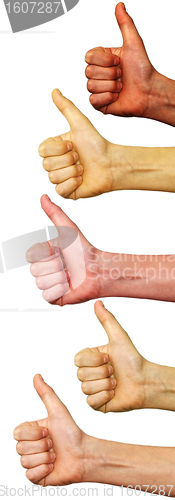 Image of Thumb up Hand sign