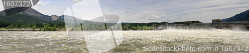 Image of Bonneville Lock and Dam  Columbia River Panorama