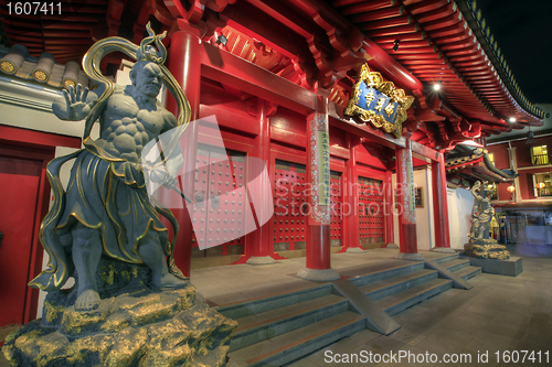 Image of Buddha Tooth Relic Temple Door Guardians