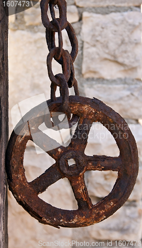 Image of wheel and chain
