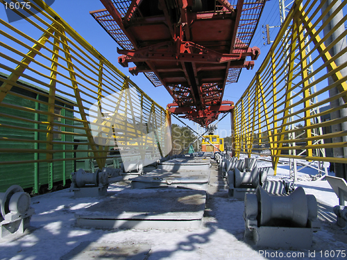 Image of Rail-laying crane