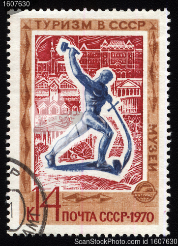 Image of Blacksmith on post stamp