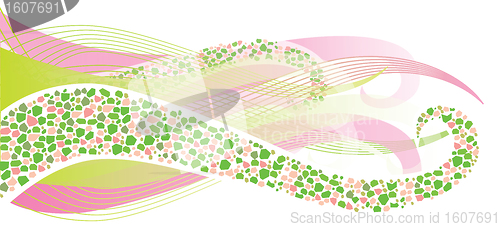 Image of Background with waves for design 