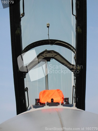 Image of Aircraft - Front open cockpit of fighter plane