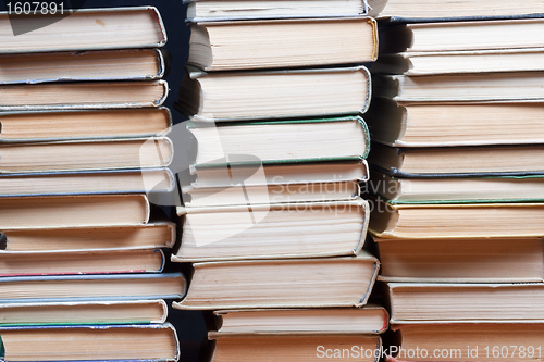 Image of vintage stock books, on white background