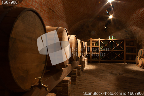 Image of Wine barrels