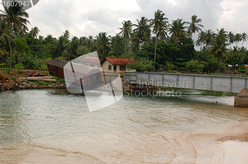 Image of Post-tsunami Landscape in Sri Lanka