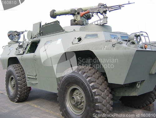 Image of Military - tank with machine gun