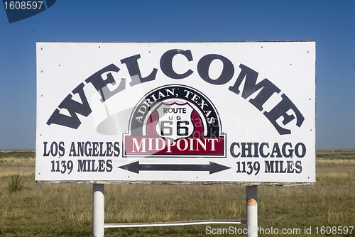 Image of The Midway point along Route 66