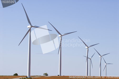 Image of Windfarm on farm land