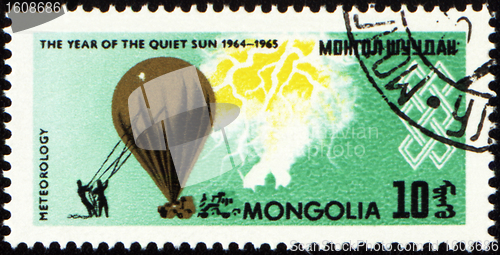 Image of Meteorological balloon on post stamp