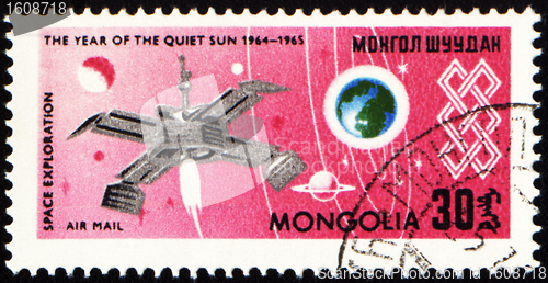 Image of Space exploration on post stamp