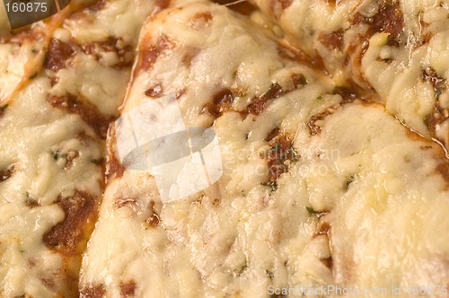 Image of four cheese pizza