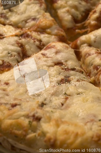 Image of four cheese pizza