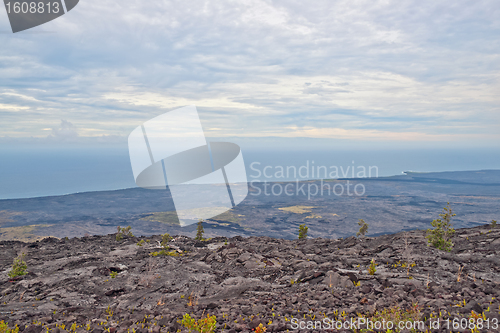 Image of View from Chain of craters road in Big Island Hawaii