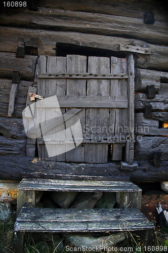 Image of Old cabin door # 2