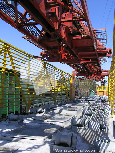 Image of Rail-laying crane