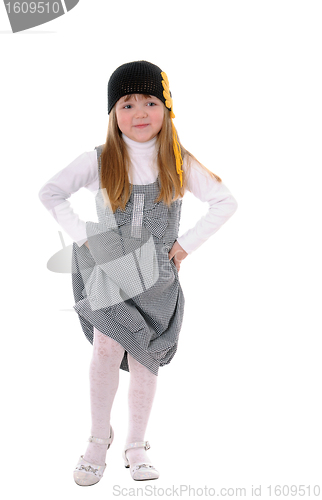 Image of girl in a black hat