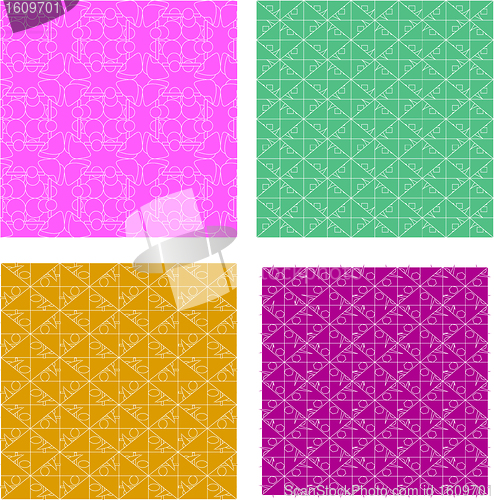 Image of lattice pattern set in abstract arabic style