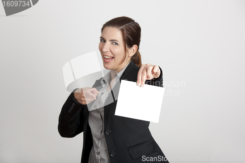 Image of Holding a cardboard