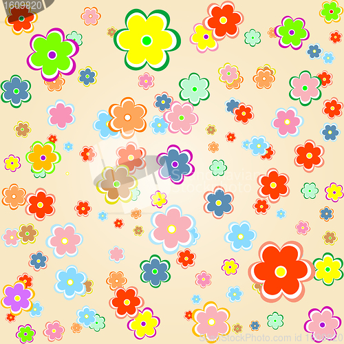 Image of cute artistic flower wedding background