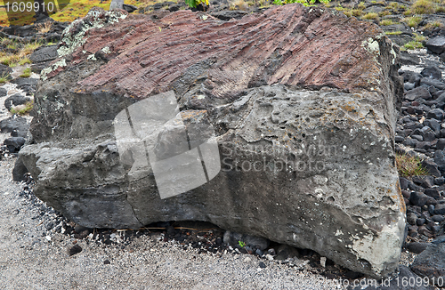 Image of Puuhonua O Honaunau National Historical Park lava rock Big Islan