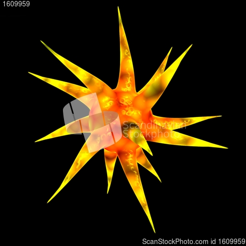 Image of Glowing virus
