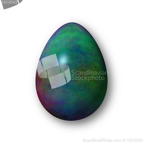 Image of Egg Marble Green
