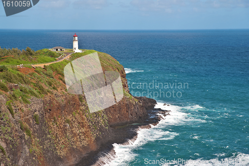 Image of Kilauea Lighthouse on Kauai, Hawaii