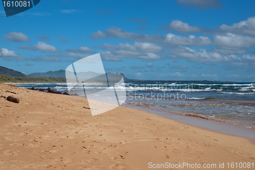 Image of Beach on Kauai Island of Hawaii